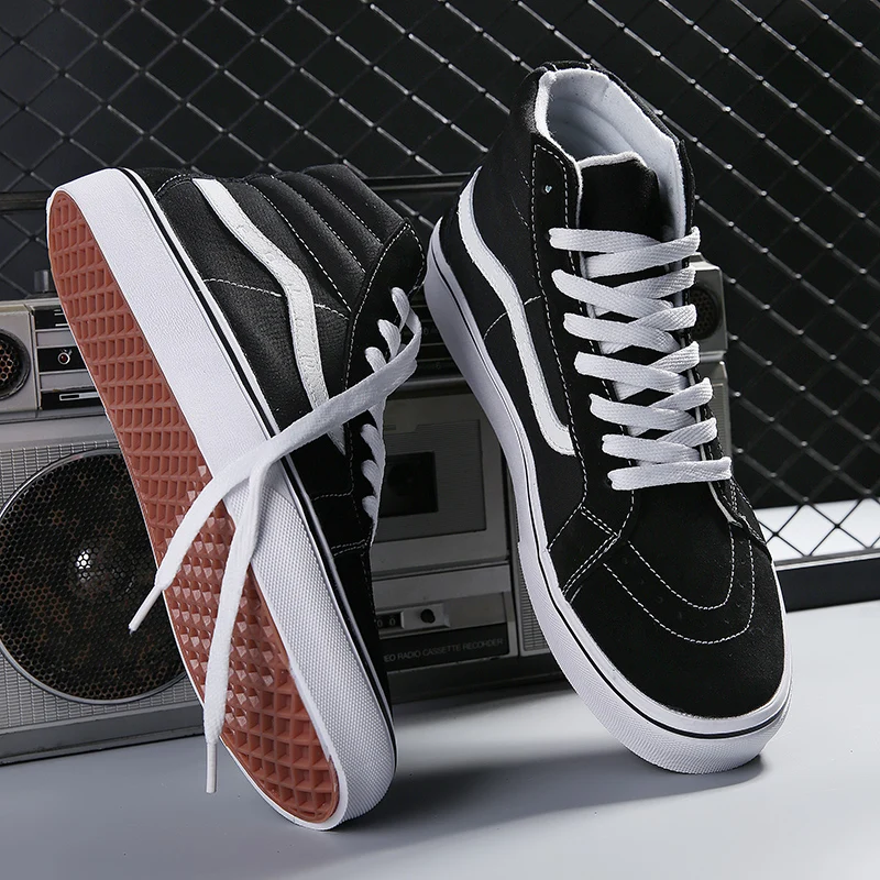 

Men's Shoes High State Canvas Shoes Men's Casual Sports Women's Shoes Low State Flat Bottom Shoes Student Youth Couple Shoes