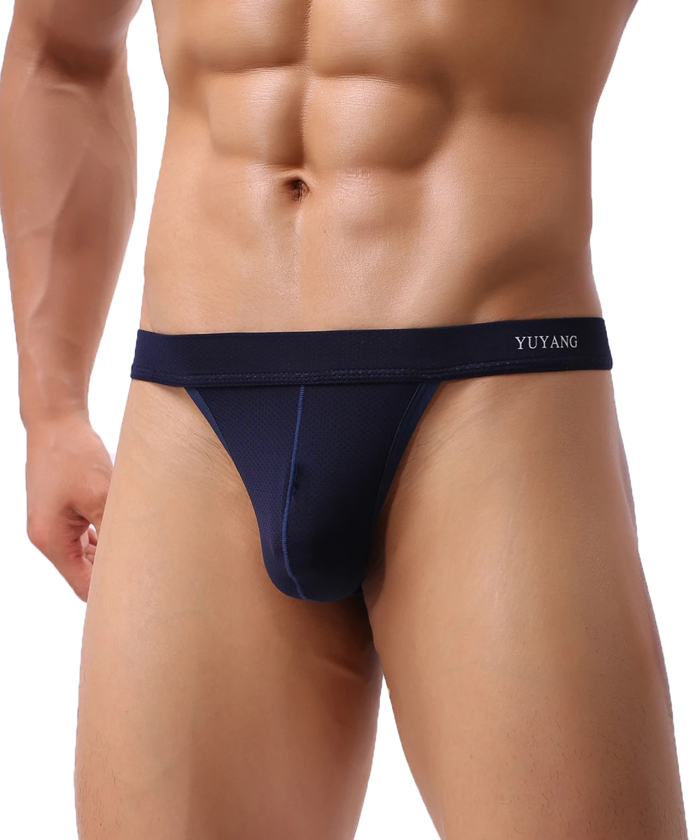 Мужские стринги с Т образным ремешком для пениса нижнее белье низкой посадкой