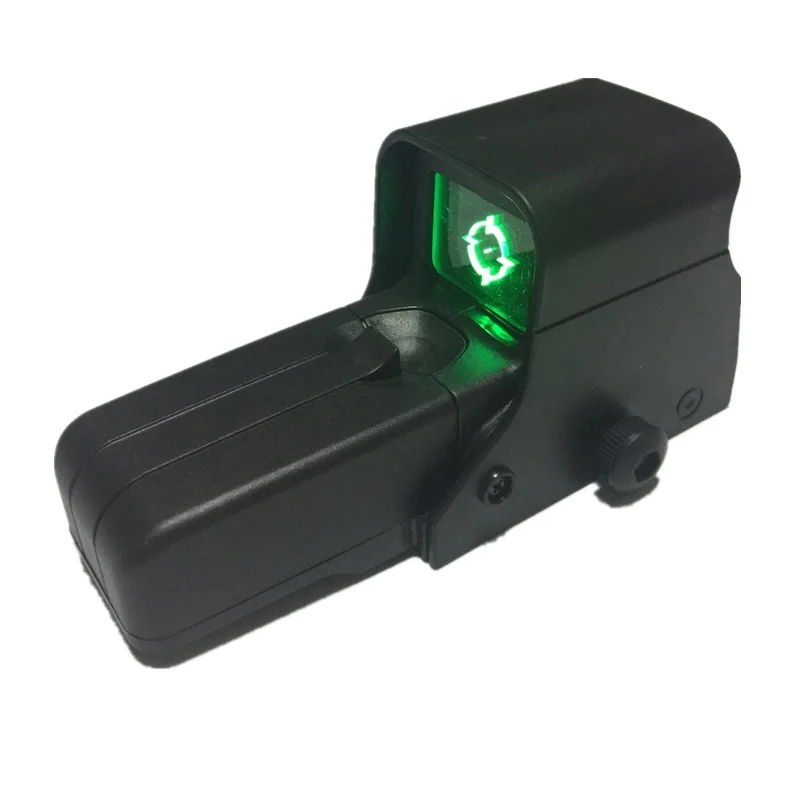 

Holographic Red Dot Aim Point Sight Scope Scalable Sighting Telescope for Water Gel Beads Blaster Modification Black Parts