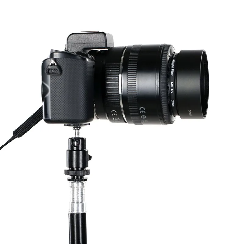 360 градусов шаровая Головка для камеры штатив светодиодный светильник кронштейн