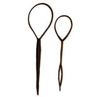 furling girl 1 pair black coffee fashion magic pull hair needle hair arrange twist hair bun styling tool