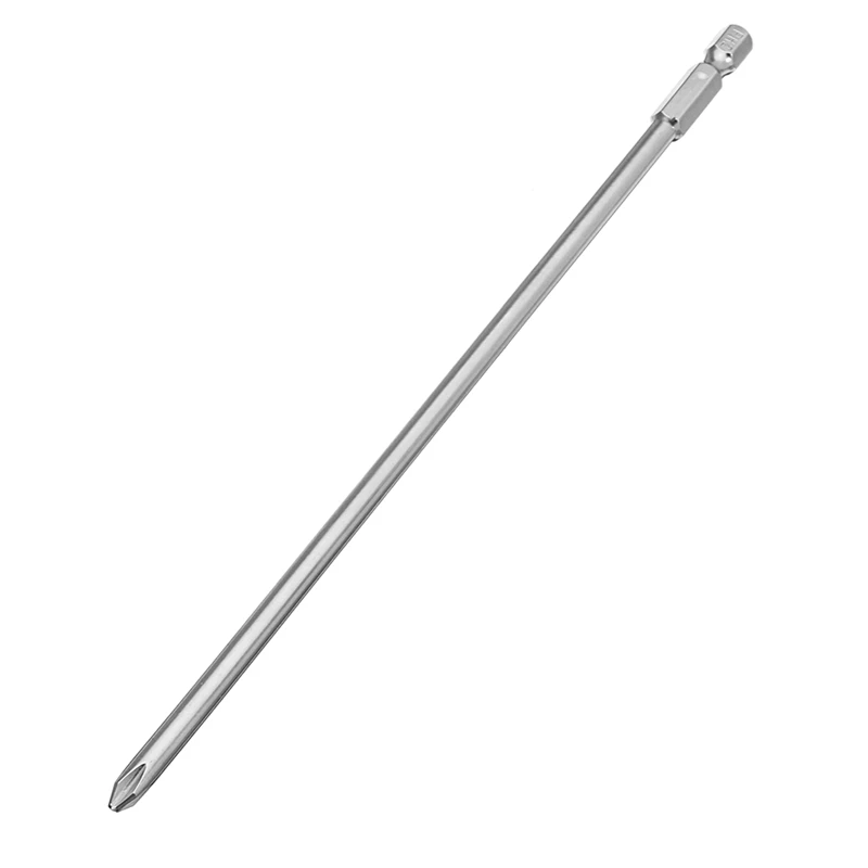 9Pcs 1/4 Inch 200Mm Ph1 Ph2 Phillips Magnetic Long Hex Cross Head Screwdriver Bits S2 Electric Drill Power Driver Tools