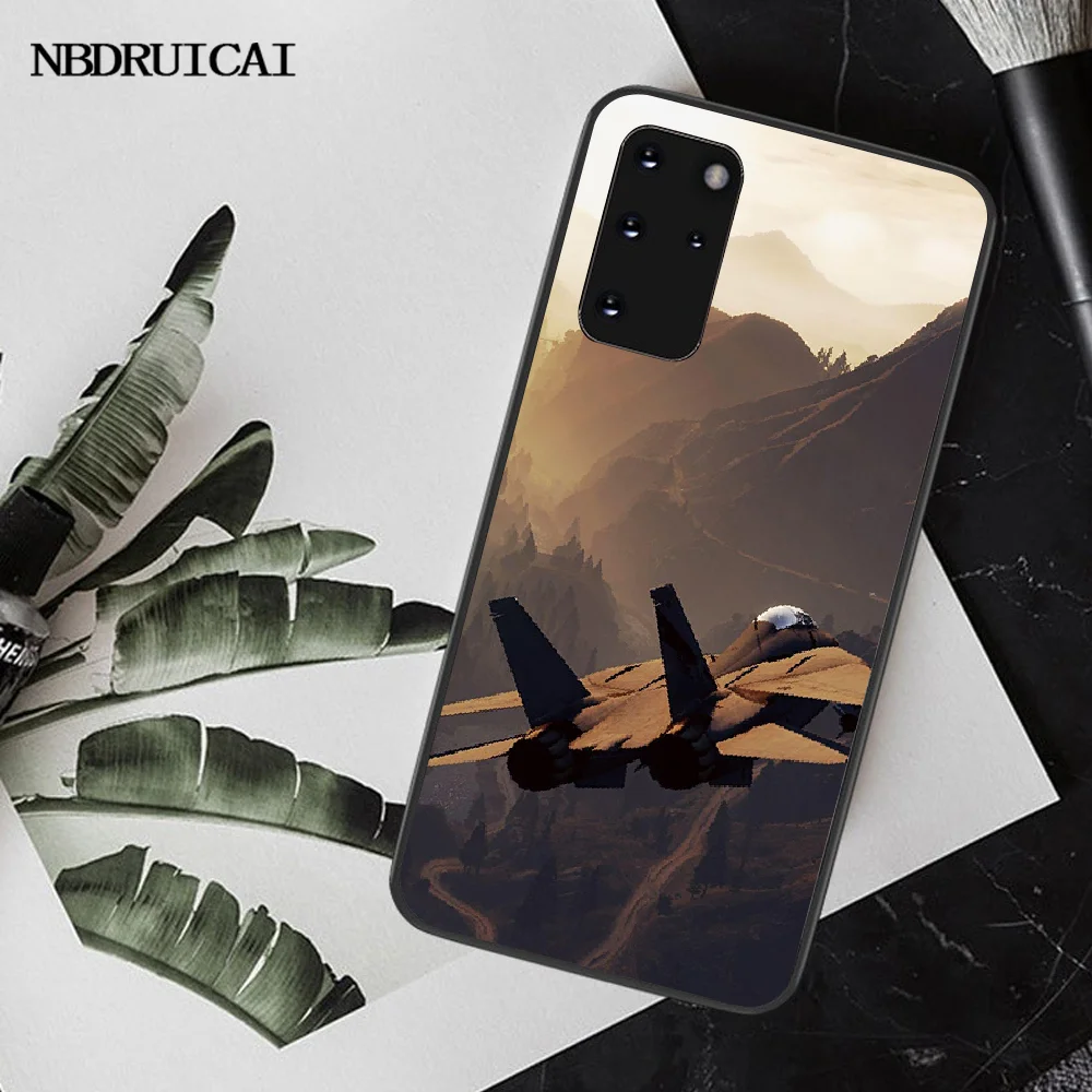 NBDRUICAI боевой военный самолет ТПУ Мягкий силиконовый чехол для телефона Samsung S20 plus