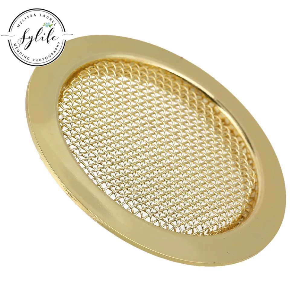 Экранированное звуковое отверстие из золотого сплава диаметром 6 см для