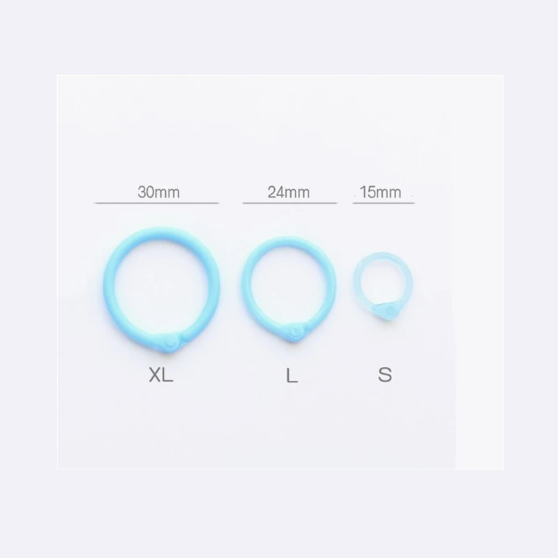 Разноцветное пластиковое круглое кольцо для связывания с листьями