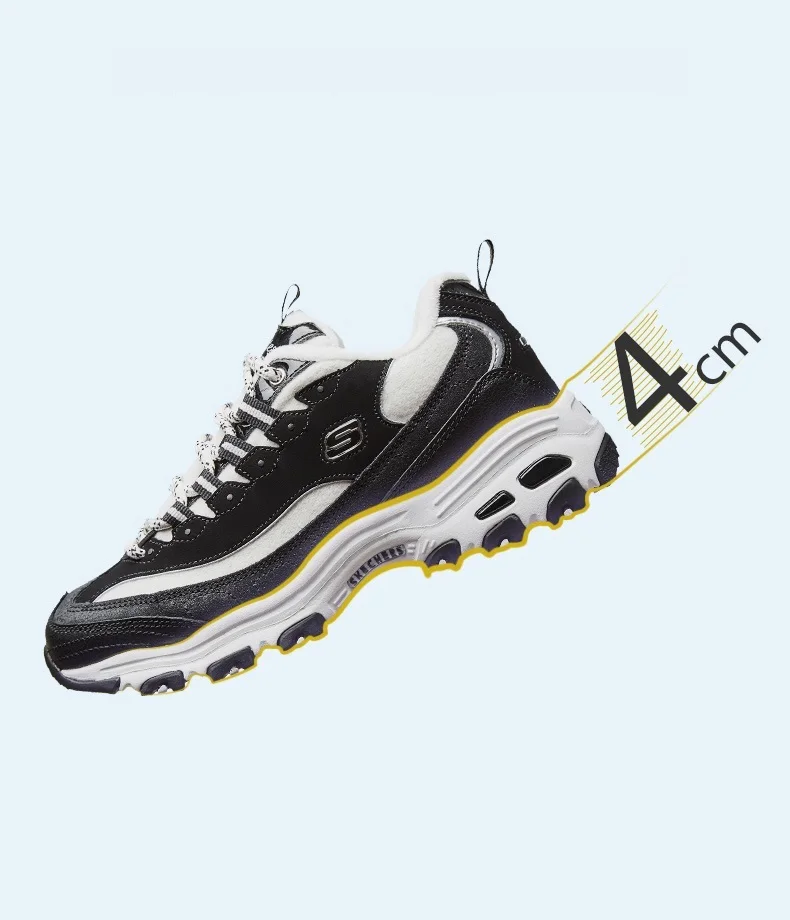 Skechers/Женская обувь D'LITES; женские кроссовки; удобная дышащая повседневная обувь на толстой подошве; обувь высокого качества; 66666179-BKW
