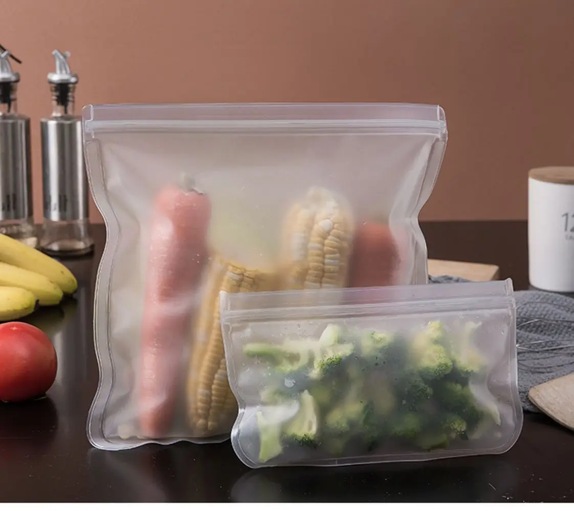 

New Fruit Keep Fresh EVA Bag Food Storage Reusable Preservation Bag Sealed Bag