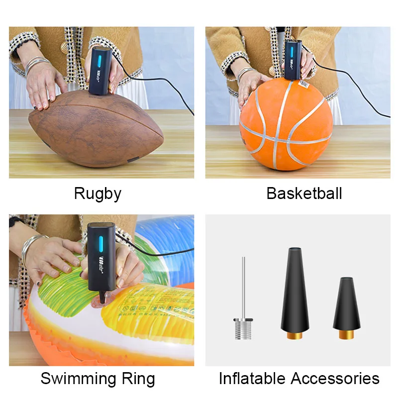 

Portable Air Vacuum Pump Inflator Machine for Clothes Storage Bag Organizer Food Sous Vide Vacuum Sealer Packaging Packer