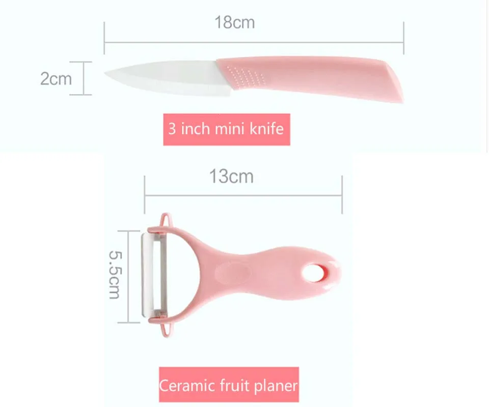 Набор керамических кухонных ножей с цирконием набор нож для мяса хлеба фруктов |