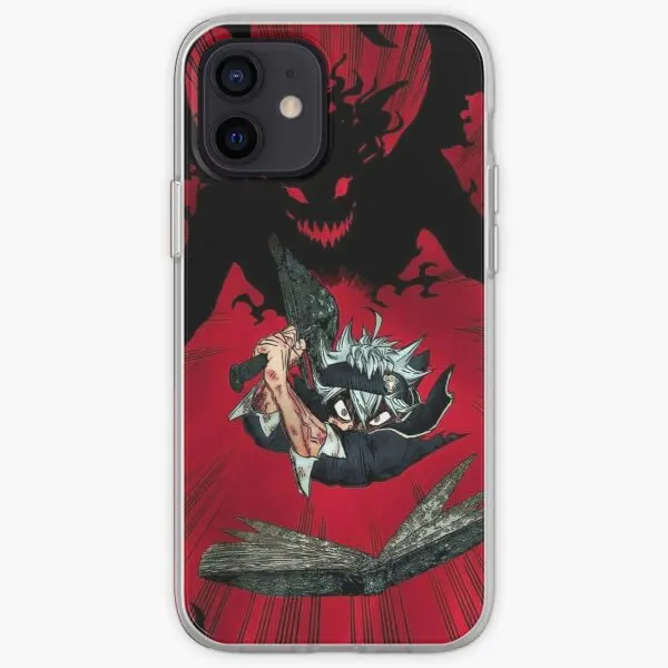 

Black Clover Asta Charge Phone Case for iPhone 11 12 13 Pro Max Mini 5 5S SE 6 6S 7 8 Plus X XS XR Max Pattern Fashion Flower