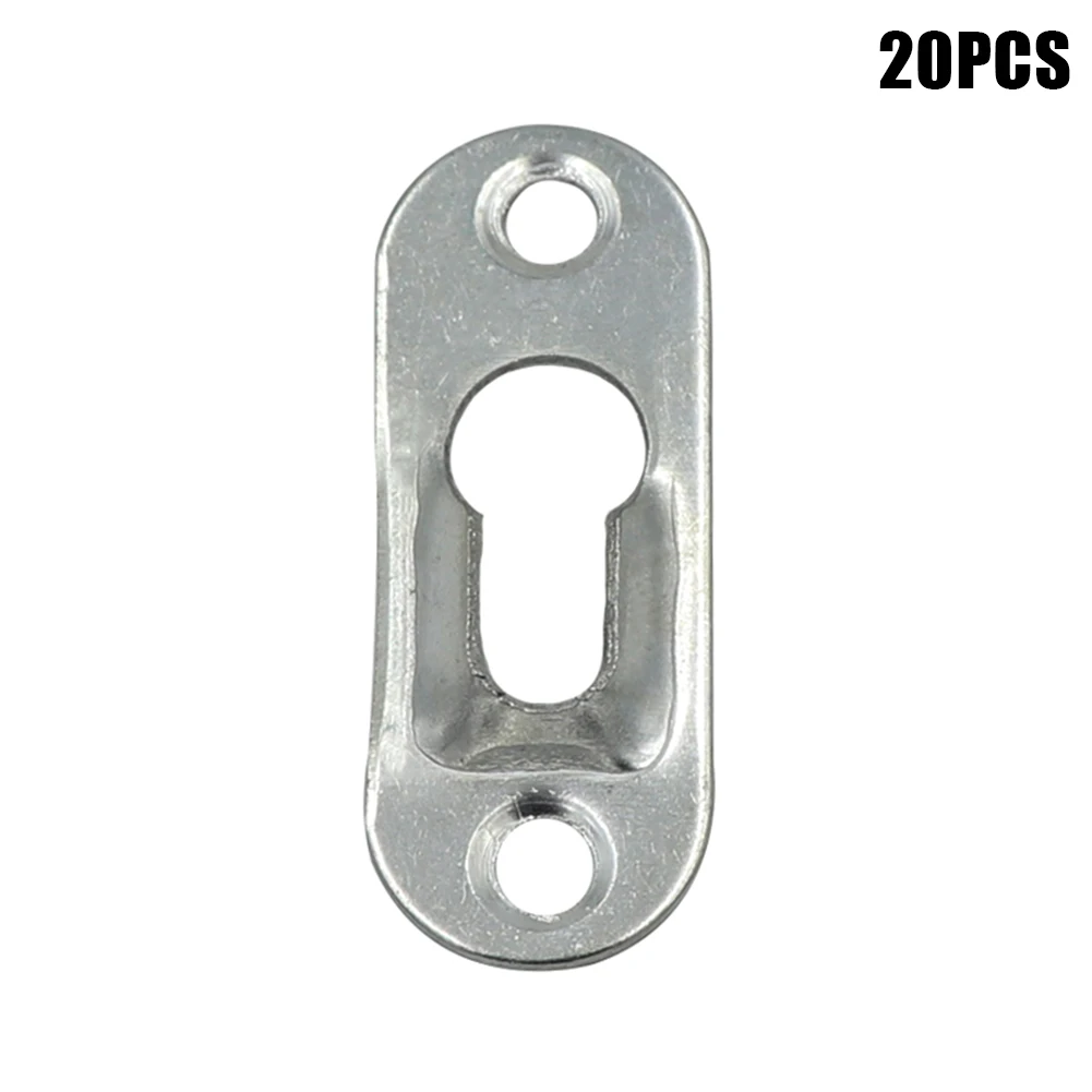 20 шт./компл. вешалки для замочных скважин железная подвесная пластина фурнитура