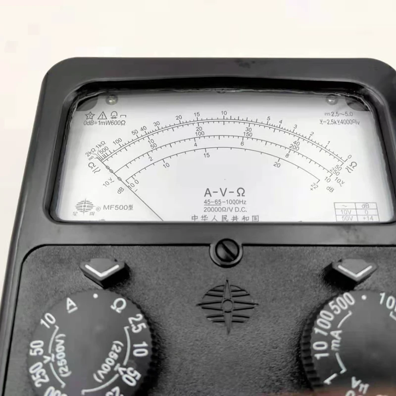 Бесплатная доставка MF500 аналоговый мультиметр Вольт Амперметр Омметр 2500v 20hm 500ma |