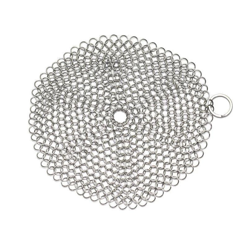 Чугунный очиститель из нержавеющей стали скрабер для всех типов сковородок