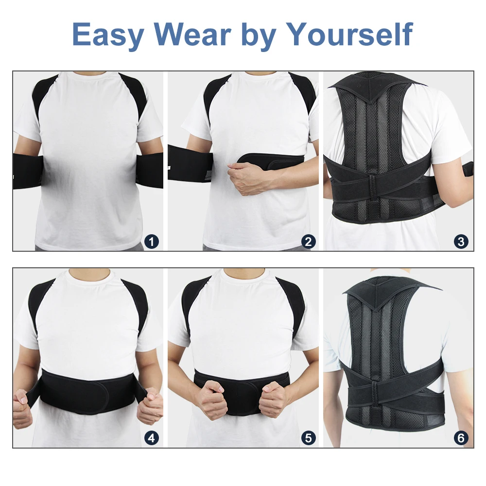 Posture Corrector Back Support Medical Clavicle Posture Corrector Adult Children Back Support Belt Brace Support Back Belt