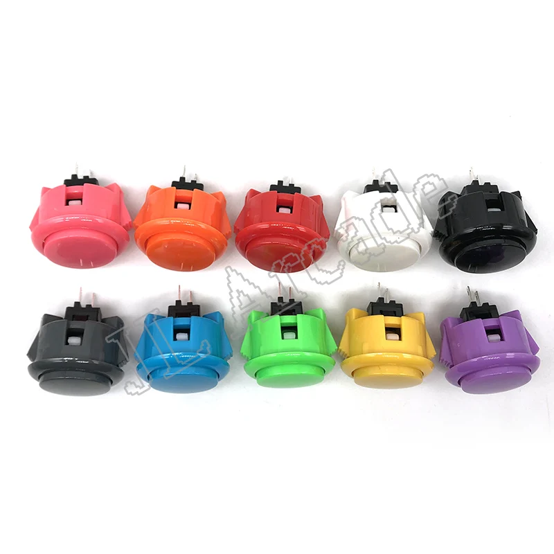 

Высококачественная аркадная копия Sanwa, кнопочные переключатели для рукоделия Pandora box, Боевая палка для ПК, малиновая игра