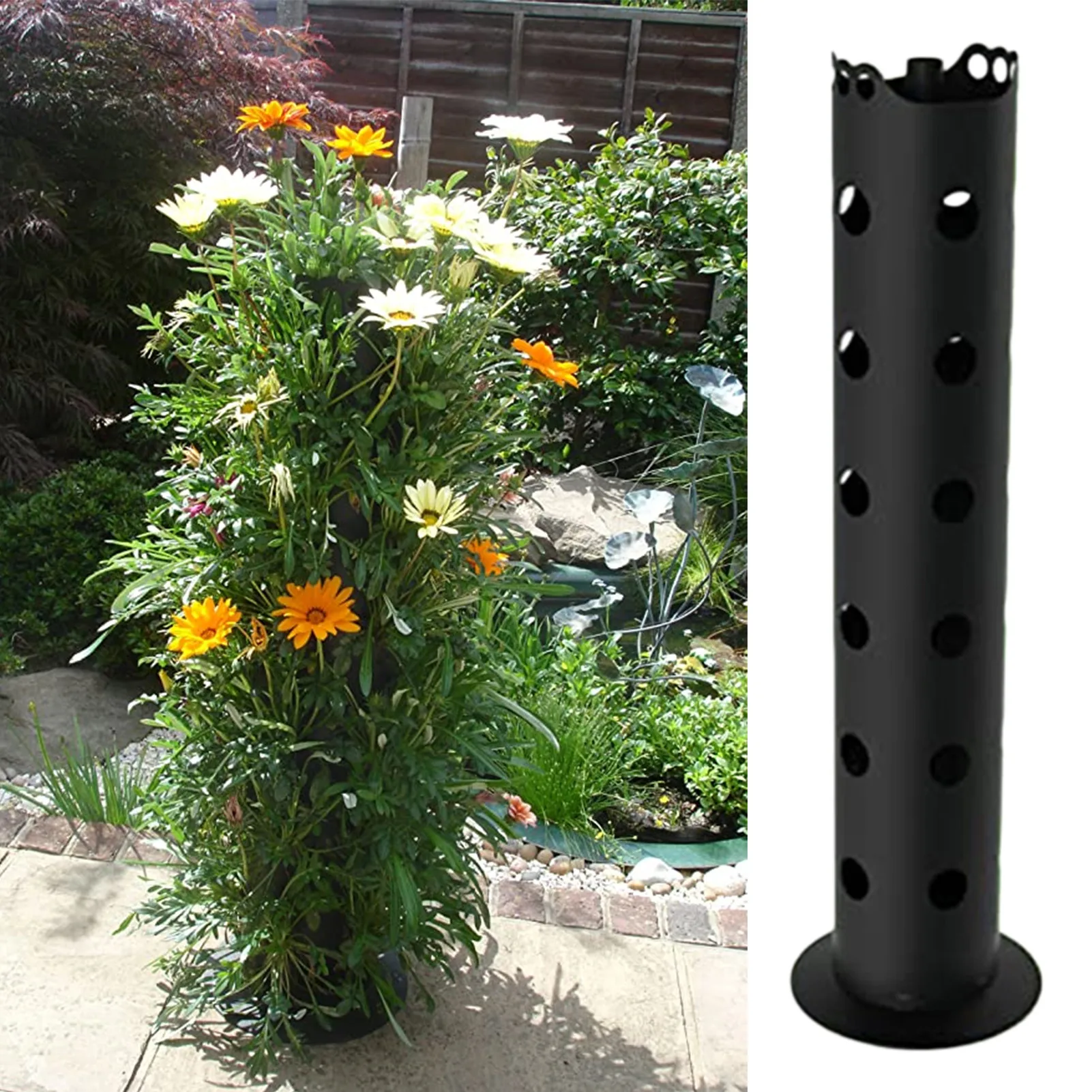 

Standing Flower Tower Hanging Hole Garden Plant Container