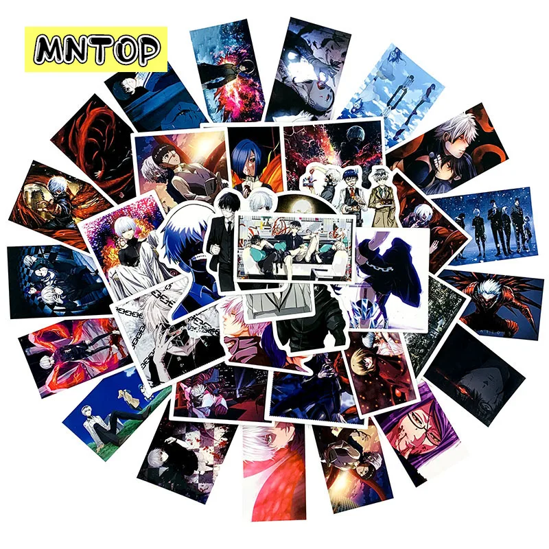 10/30/50pcs/pack Cartoon Japan Anime Tokyo Ghoul Stickers For Luggage Skateboard Computer Laptop Scrapbook Motorcycle Bicycle