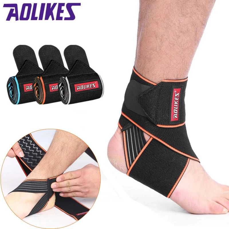 

1 шт. Спортивная поддержка голеностопа эластичная поддержка голеностопа защита для суставов голеностопа профессиональное Защитное снаряж...