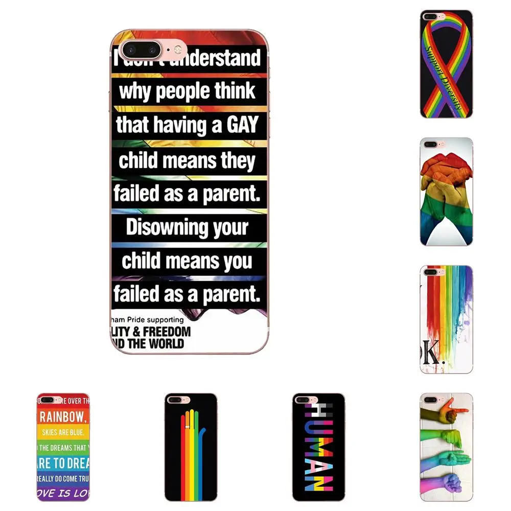 Чехол для телефона Lgbt Радужный Apple iPhone 4 5 5C 4S SE SE2 6 6S 7 8 11 Plus Pro X XS Max XR|Чехлы-накладки|