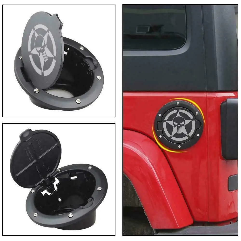 Топливный наполнитель крышка двери газовая Крышка для Jeep Wrangler JK Unlimited 2007 +