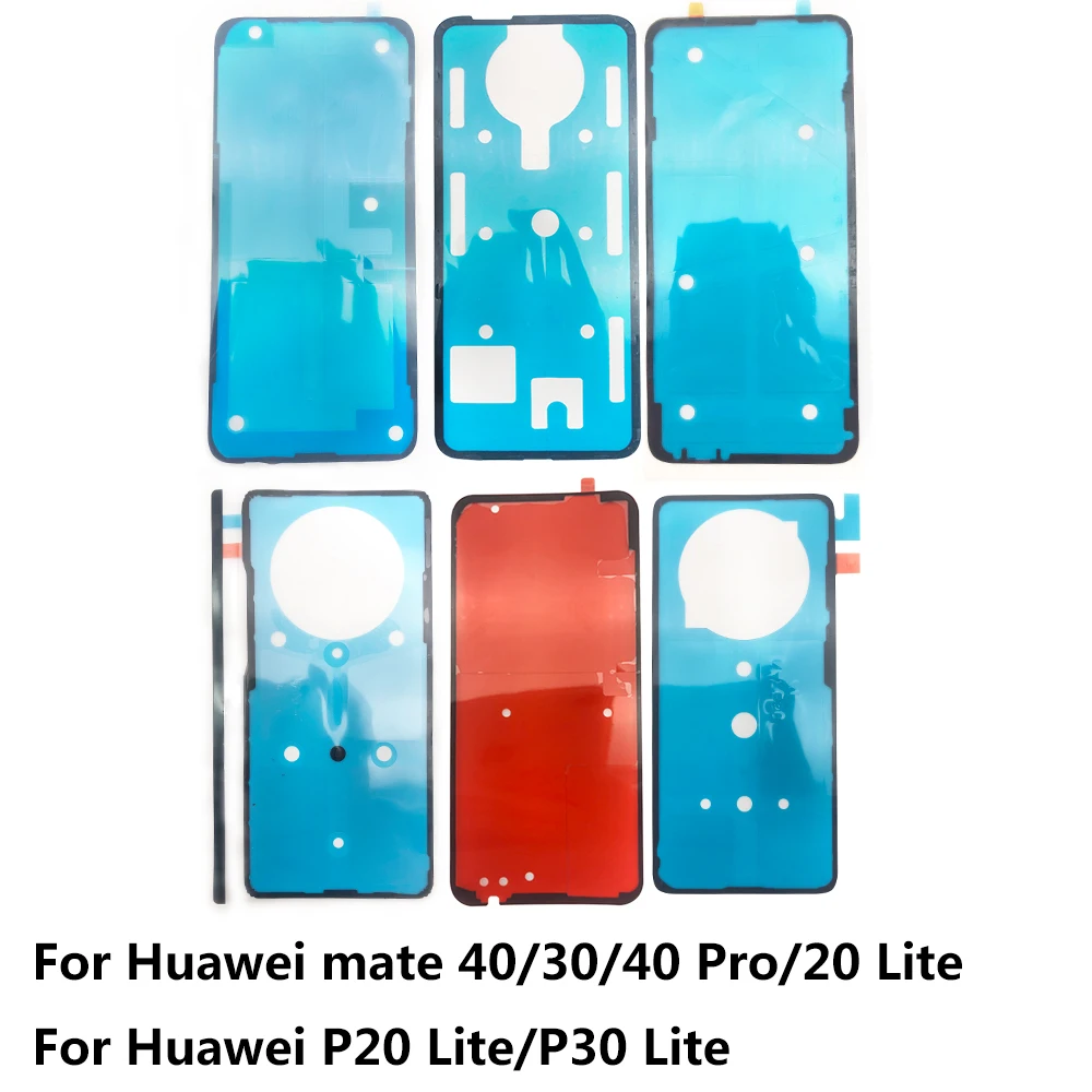 5 шт./лот для Huawei P20 30 40 Pro Lite Mate 20 / клейкая наклейка задняя крышка батарейного
