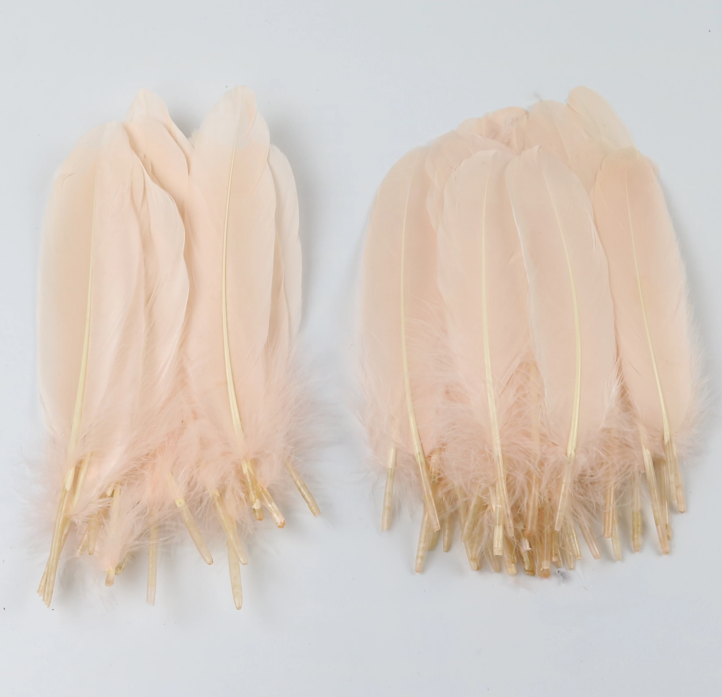 

Натуральные белые гусиные перья, 20 шт., 15-20 см, украшения для свадебной вечеринки, шлейфы, ювелирные украшения