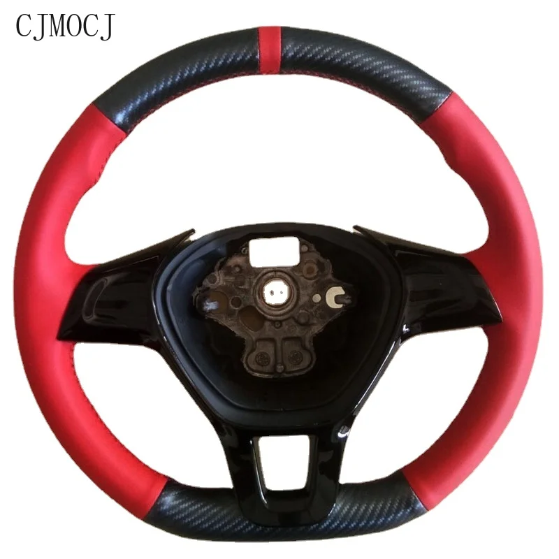 

Fit for Suzuki Grand Vitara Swift SX4 X5 Celerio Hand Sewing Leather Suede Carbon Fibre Steering Wheel Cover Car Accessories