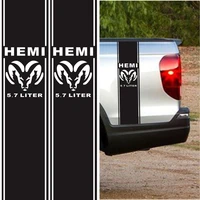 for 2pcs dodge ram 1500 rt hemi truck bed box graphic stripe decal sticker custom mopar