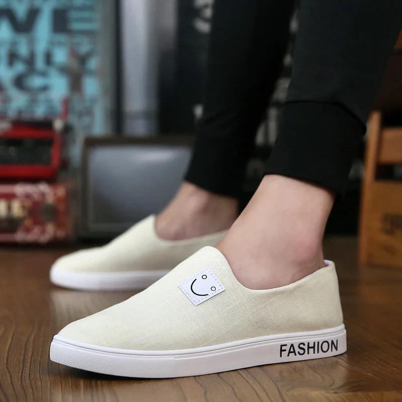 

Men's Espadrilles Men Leather Casual Shoes Fashion Mens Causal For Man Canvas Men's Summer Sports Slip On Hot Sale