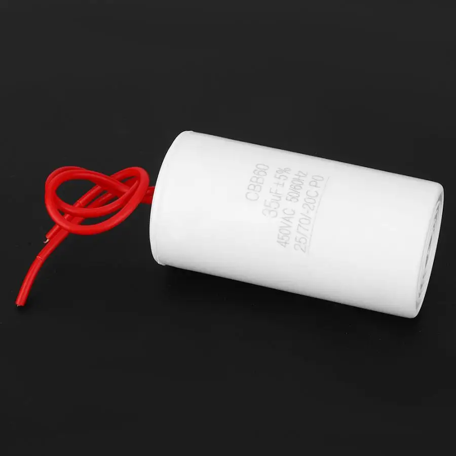

Start Capacitor Motor Run Capacitor 35uF 450VAC Water Pump Starting Capacitor for Home Appliance