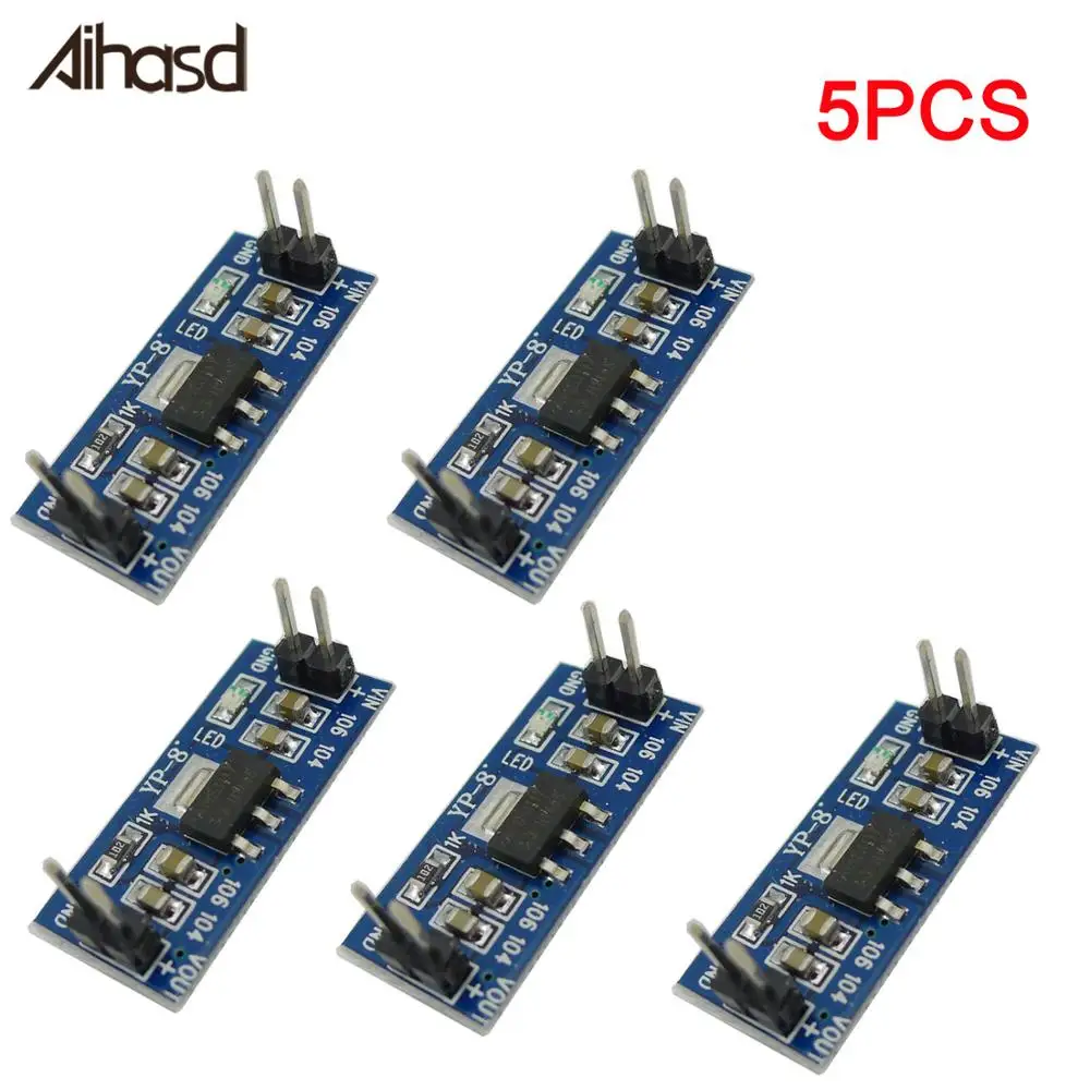 5 шт. AMS1117 4 7 в поворот 3 В DC понижающий блок питания для Arduino Raspberry pi|dc-dc step down|power