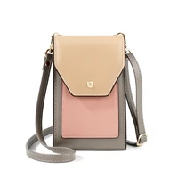 NEW Panelled Designer Phone Pocket Mini Shoulder Bag for Women Small Crossbody Bags Female Ladies Messenger Purse Handbag