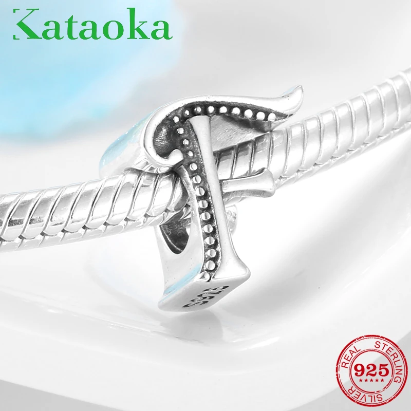 Подвеска-бусина для браслета серебристого цвета | Украшения и аксессуары