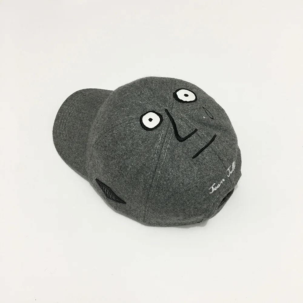 Забавная шапка для лица бейсболки женские мужские хип хоп кепка Подростковая