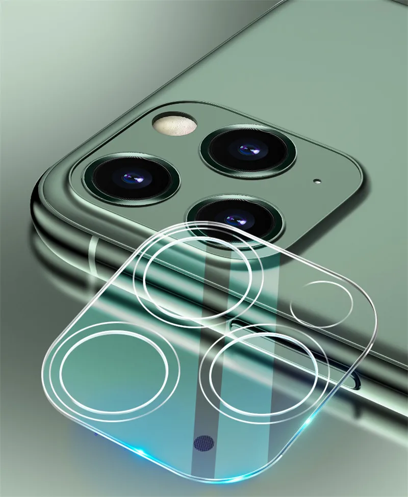 2 шт. прозрачная пленка для iPhone 11 3D полное покрытие Задняя камера объектив Защита