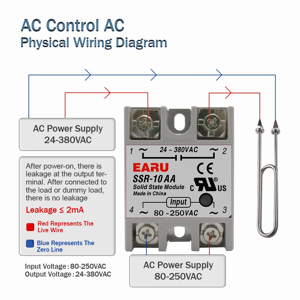 SSR-25DA SSR-40DA SSR-25AA SSR-40AA SSR 10A 25A 40A DD DA AA твердотельный релейный модуль для контроля