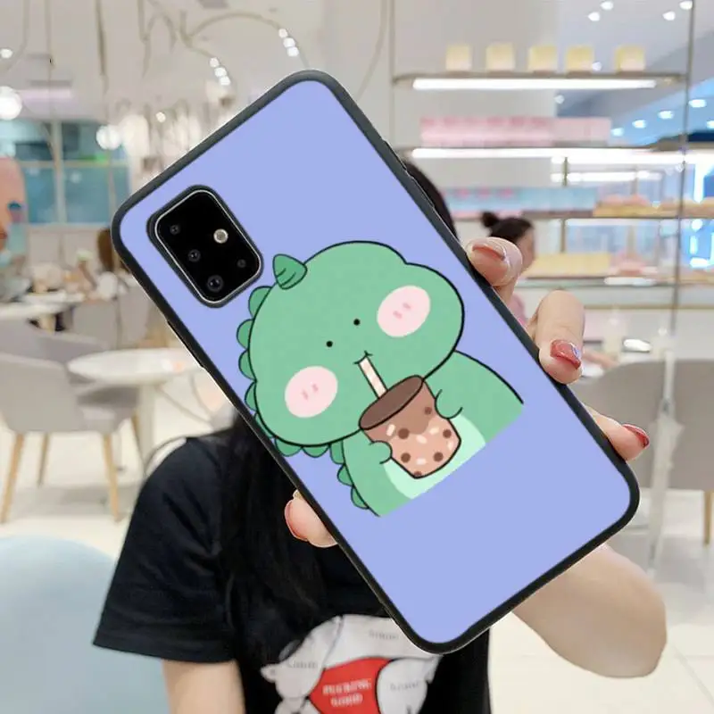 

ZFGHSHYQ Cartoon Cute Dinosaur Phone Case For Samsung S9 10 20Plus Note 7 8 9 10 10plus Pro J8 M30 31