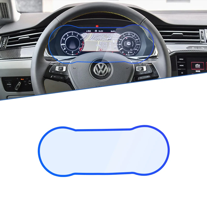 for volkswagen vw arteon 3h7 20182020 car instrument anti fingerprint film full screen protector tempered glass accessories free global shipping