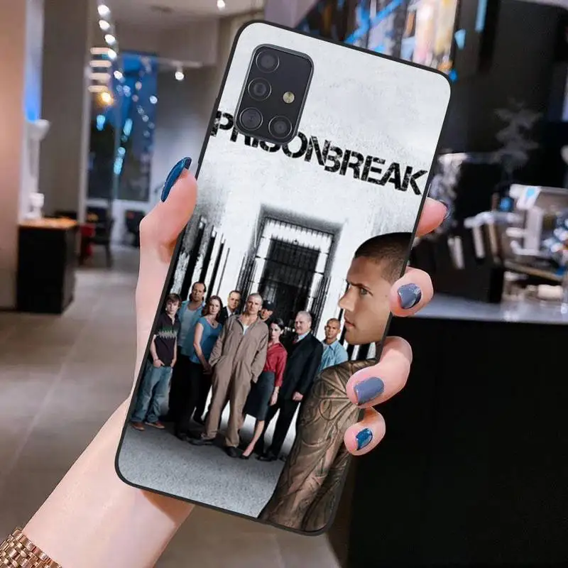 

Prison Break Black Cell Phone Case for Samsung S20 plus Ultra S6 S7 edge S8 S9 plus S10 5G lite 2020