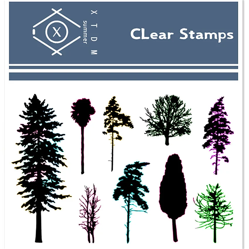 11*16 см джунгли прозрачные штампы/силиконовые уплотнения Ролик Штамп для DIY