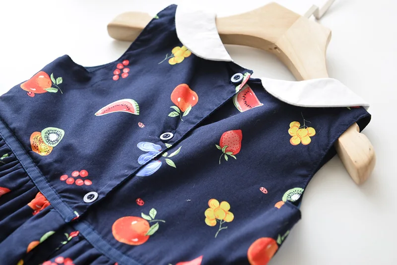 LOVE DD&ampMM Girls Dresses 2022 New Children's Clothes Sweet Fruit Lemon Princess Kids For Clothing Costume | Детская одежда и