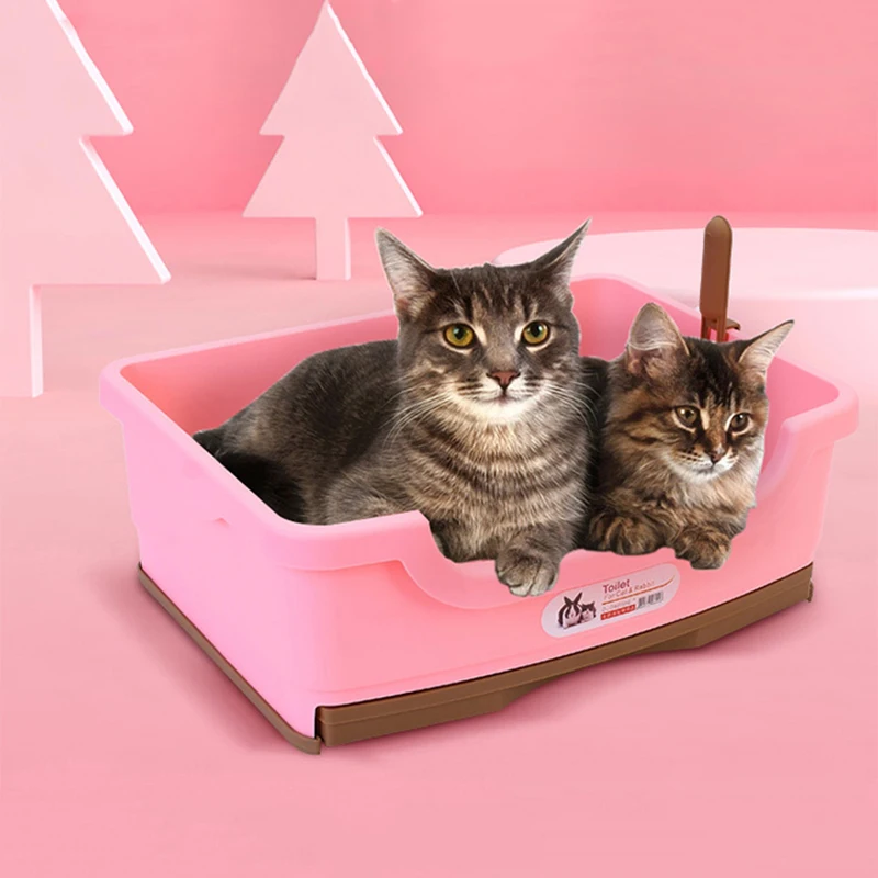 Полузакрытый унитаз для кошачьего туалета большой кошачий Туалет экскременты