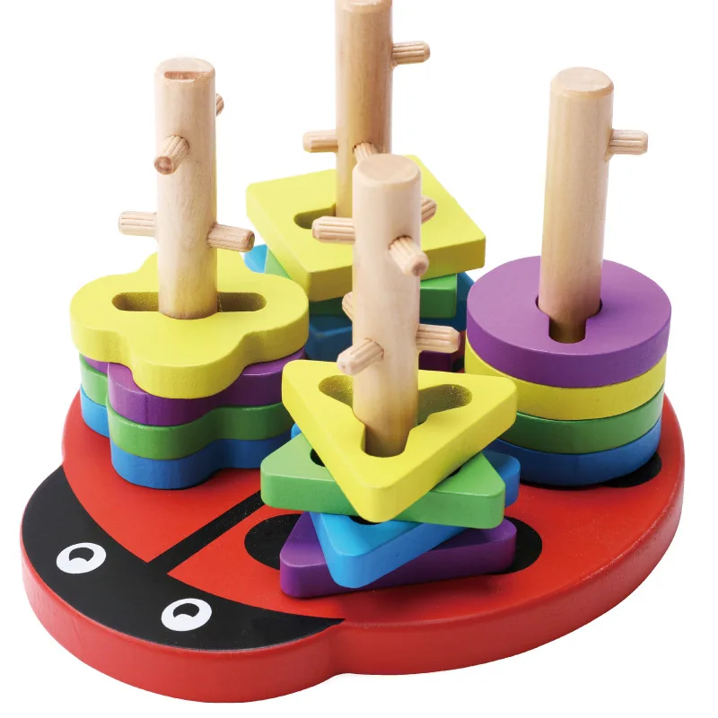 

Geometric Classification Board Montessori Educational Wooden Baby Toys Children Child Puzzle Construction Toys Best Gifts M29