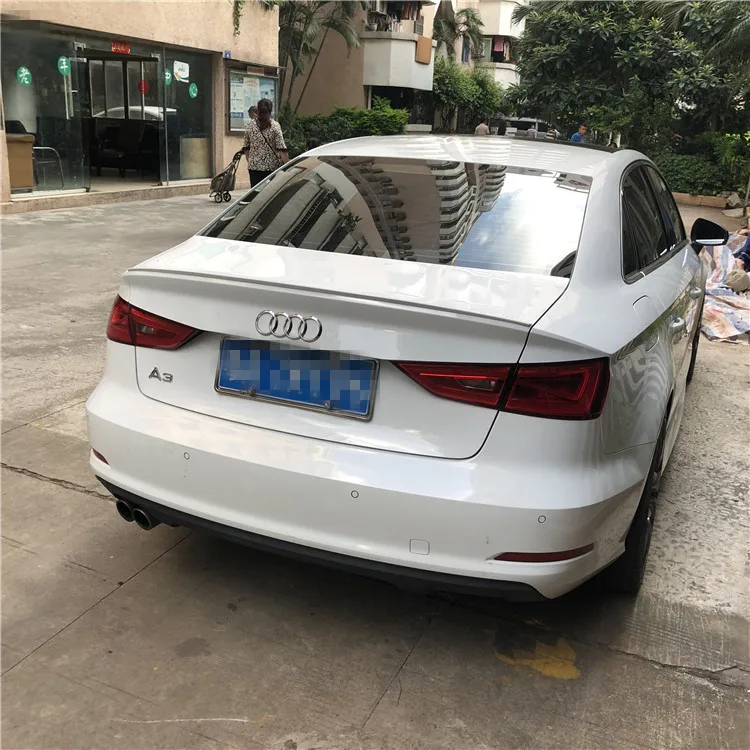 Спойлер для Audi A3 2014-2018 спойлер YCSX S3 из АБС-пластика цветной задний автомобиля |