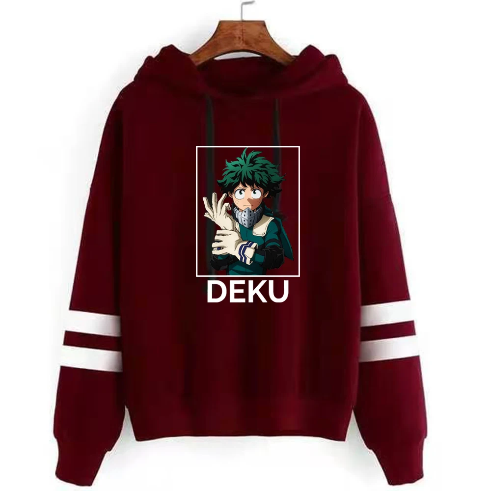 Мужская толстовка с капюшоном популярная аниме Моя геройская Академия Deku модная