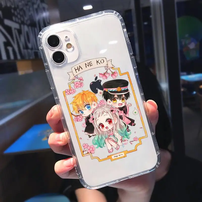 

Toilet Bound Hanako Kun anime Phone Case Transparent soft For iphone 5 5s 5c se 6 6s 7 8 11 12 plus mini x xs xr pro max