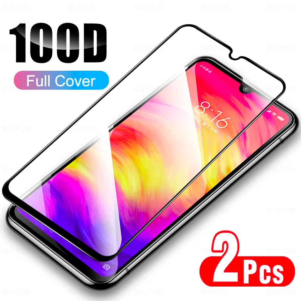 Закаленное стекло для Xiaomi Redmi note 8 pro 2 шт. защитное на Note 7 Note8 Pro Note8Pro Note7 9s 9pro