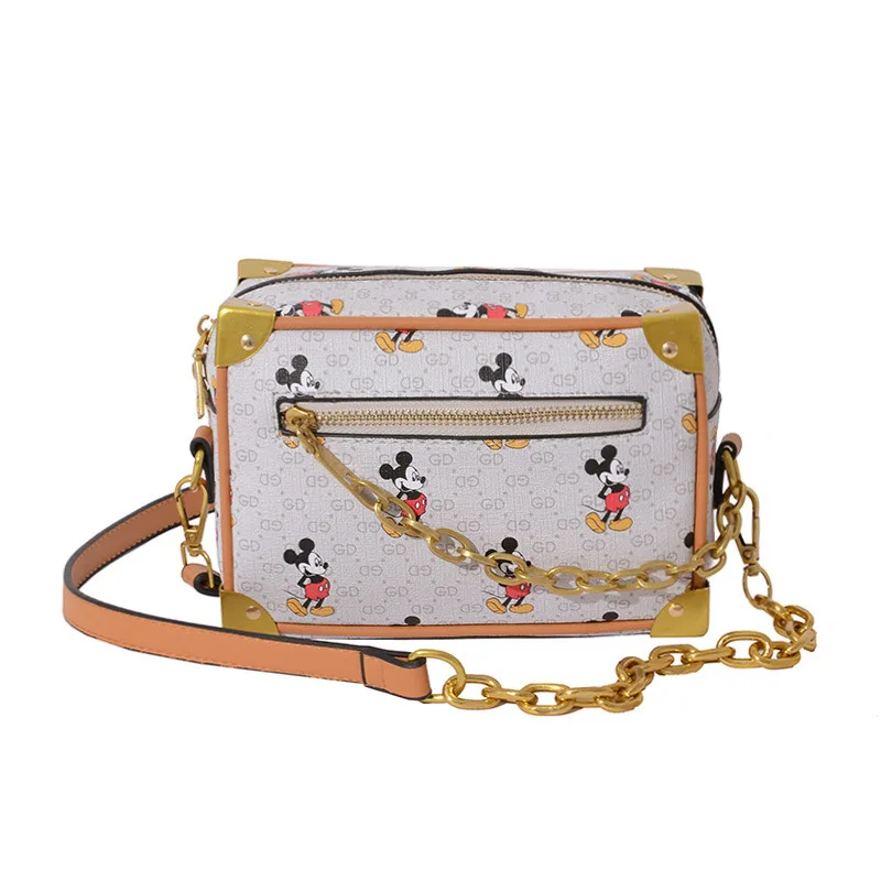 Ins Mickey Box сумка Диагональная Сумка GD универсальная цепочка диагональ одно плечо