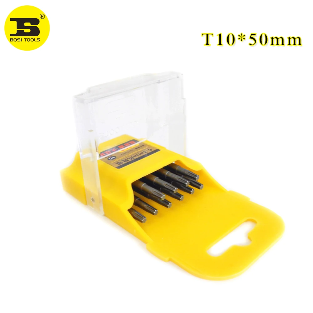 10 шт., отвертка с шестигранным хвостовиком, 1/4 дюйма