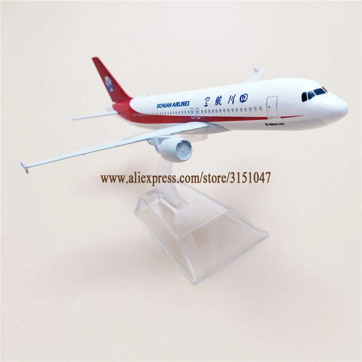16 см Air China Sichuan Airlines A320 Airbus 320 Airways металлический сплав модель самолета литой под